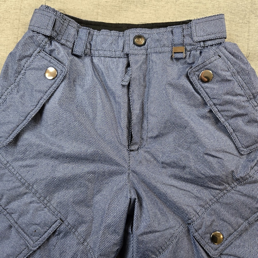 CB‎ Boy's Ski Snow Pants Adjustable Waist Elastic Ankle Pockets Galore Size 10 - Picture 4 of 14